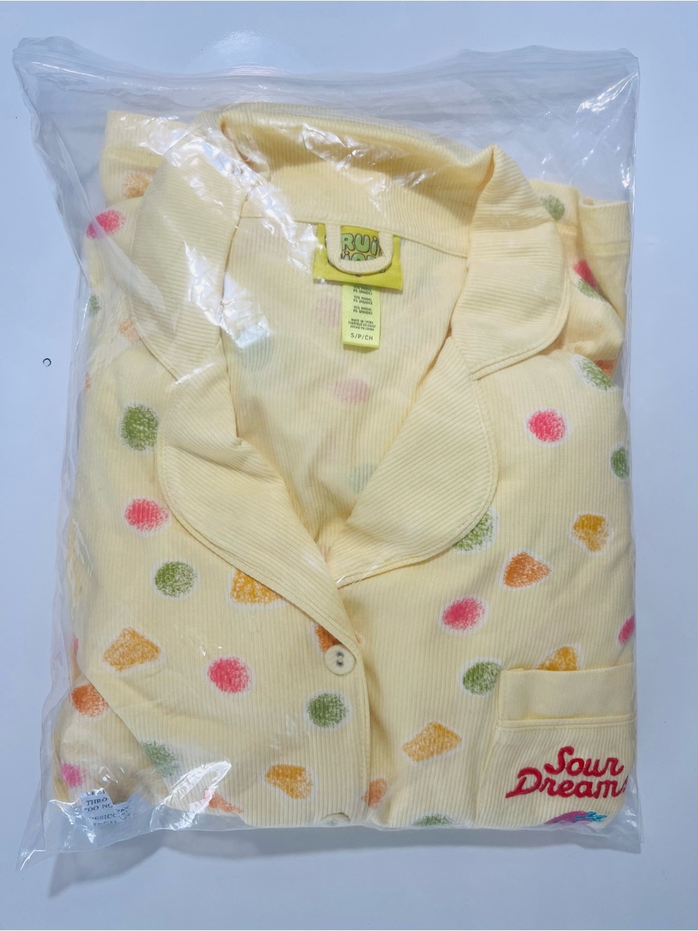 FRUIT RIOT Pajama Set - Size Small